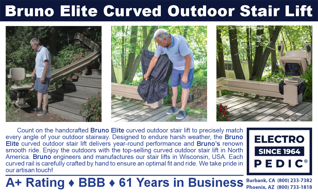 Bruno Curved Stair Lift Chair in Hawthorne area near me