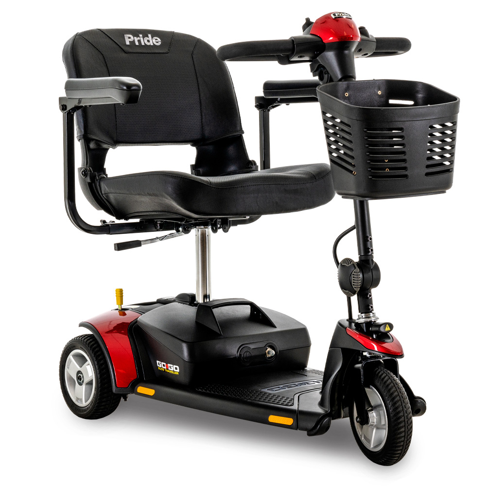Power mobility 3 wheel gogo scooter