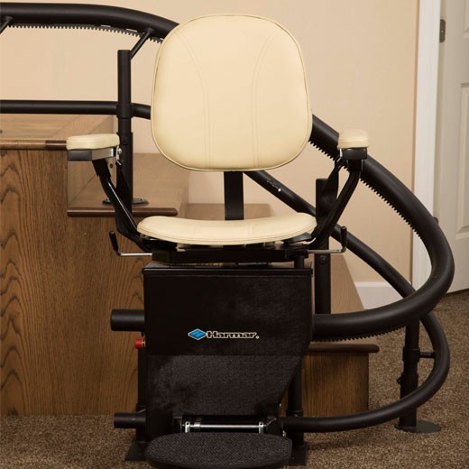 Harmar Helix Curved Stairlift